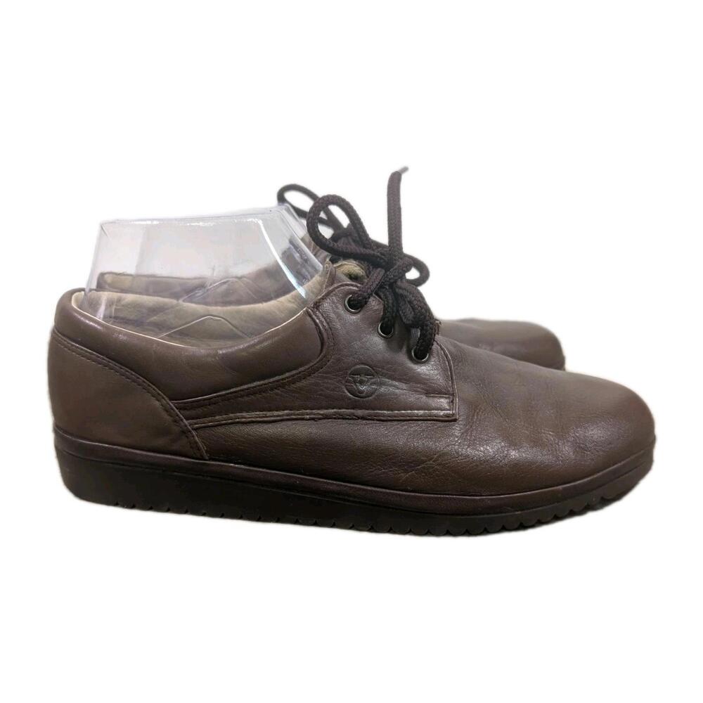High Quality Vikings Leather Brown Shoes Made In Thailand Size 7 And 1/2 Wide‎